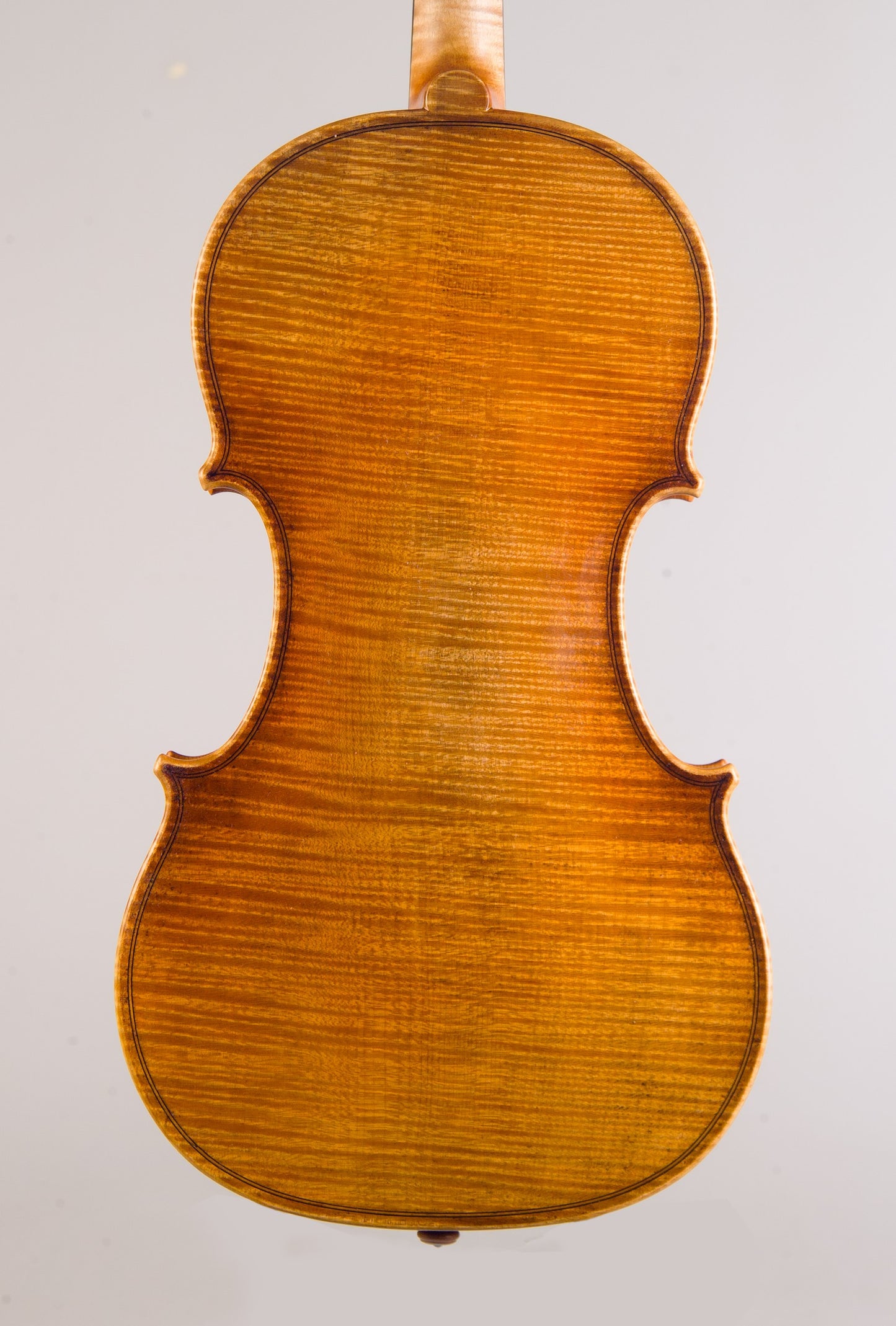 Plamen-Petrov-Meistergeige nach Guarneri-del-Gesù-Modell Kochanski – Rückansicht mit einteiligem Boden