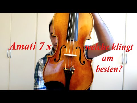 Klangvergleich: Amati-Violinen von Ron Salem bei vionoble
