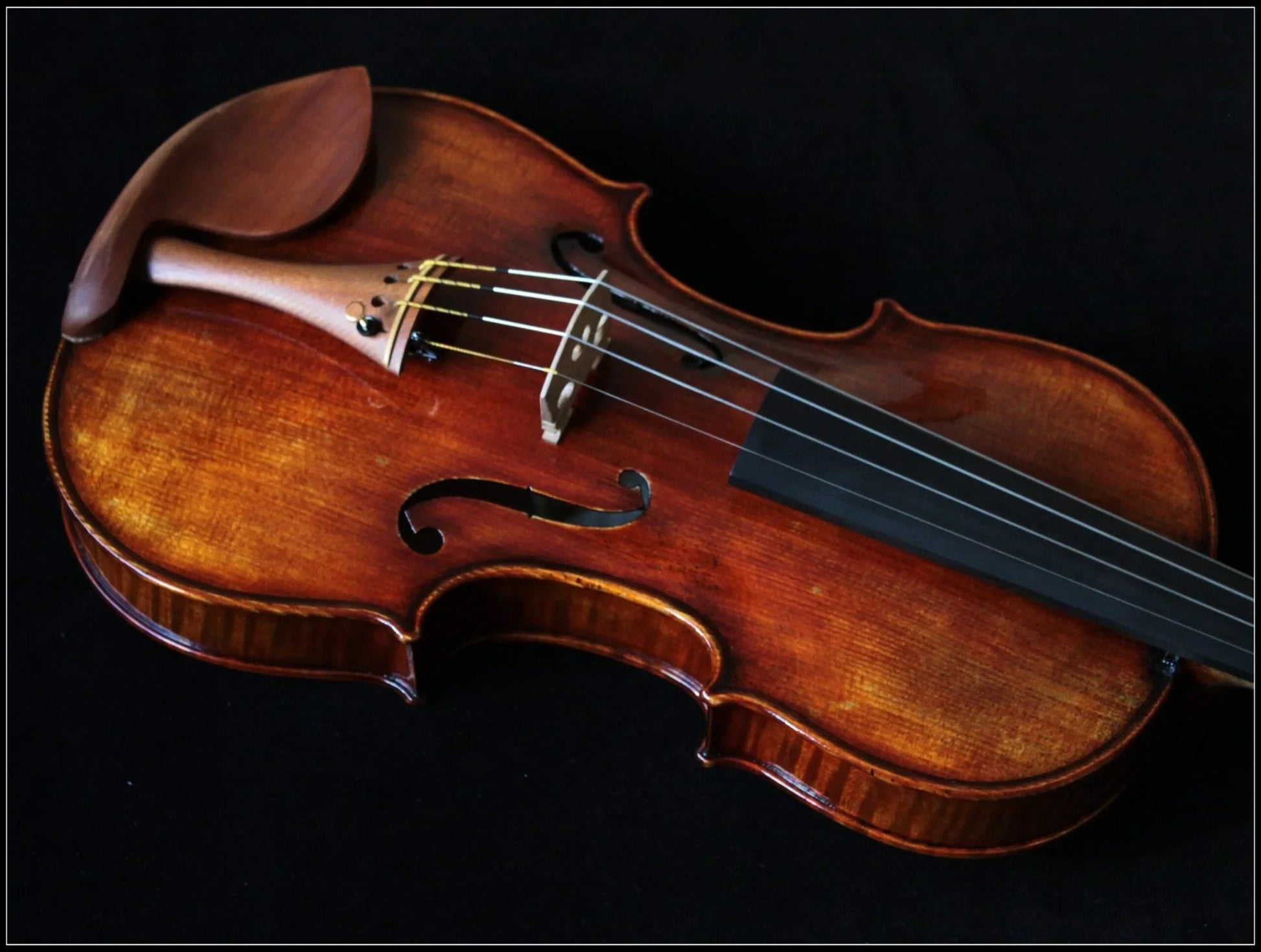 Violine Geige 4/4 Soil Stradivarius kopie vom Geigenbauer Guan Hongwen 1070 - vionoble.de