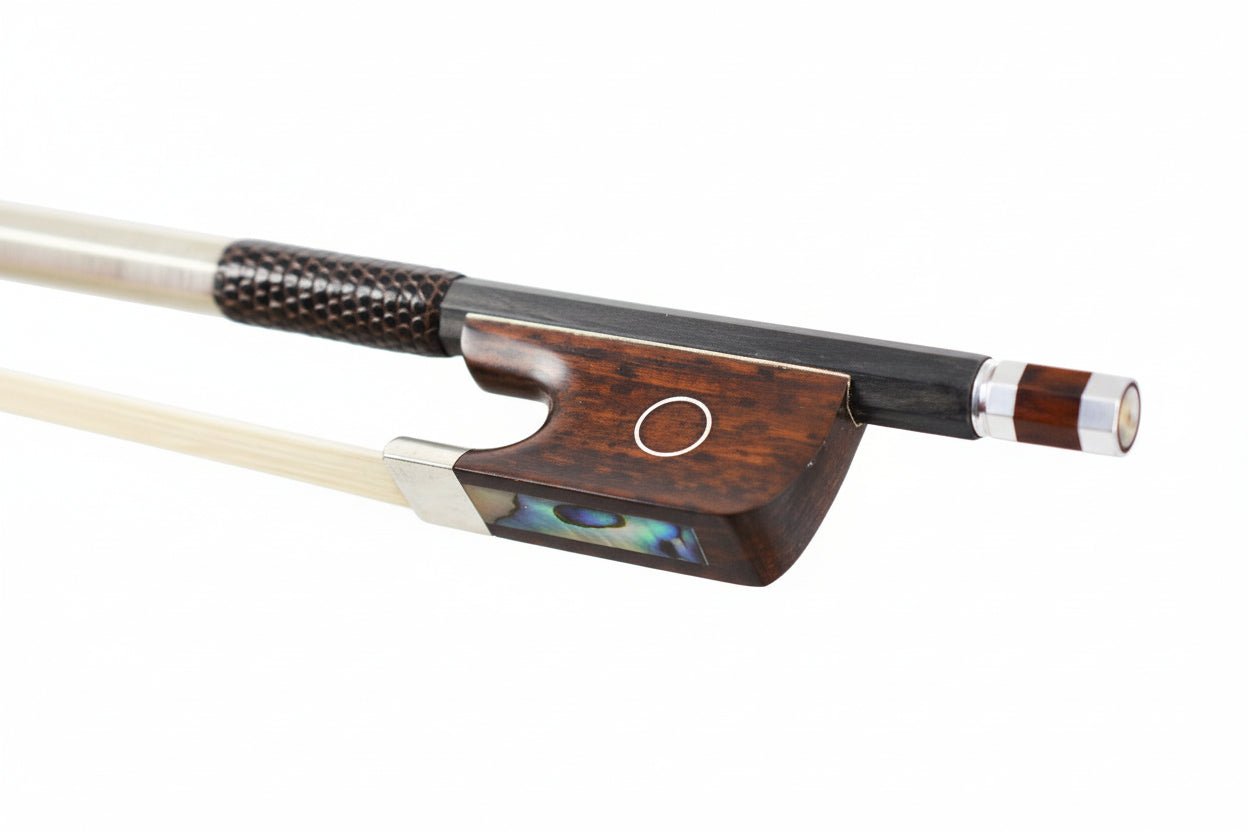 vionoble PRO Carbon Geigenbogen 4/4 | 57g Schlangenholz Frosch - vionoble.de