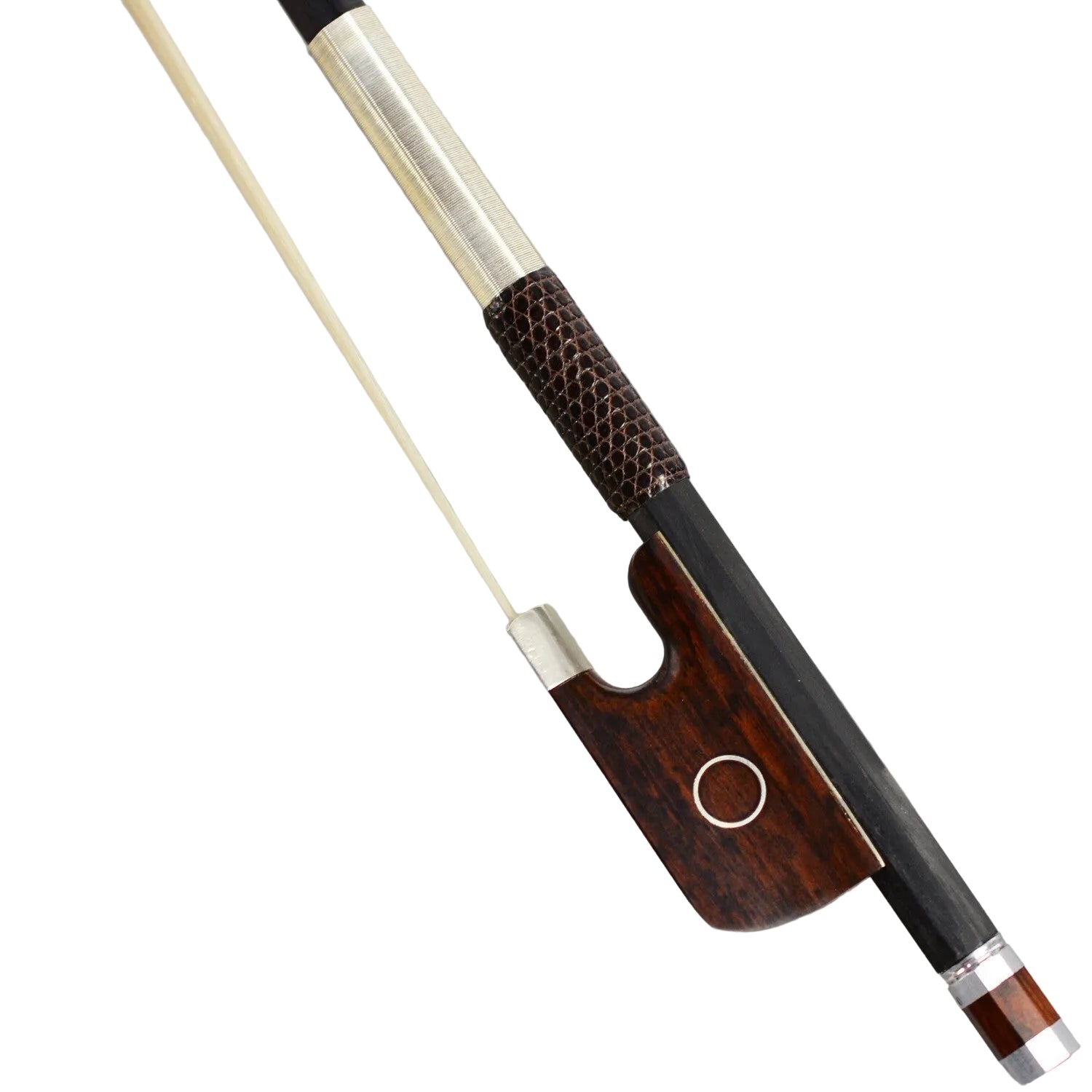 vionoble PRO Carbon Geigenbogen 4/4 | 57g Schlangenholz Frosch - vionoble.de